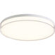 Vantage LED 13 inch White Flush Mount Ceiling Light, Outdoor