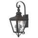 Cambridge 2 Light 22 inch Black Outdoor Wall Lantern