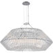 Taza 9 Light 36 inch Chrome Pendant Ceiling Light