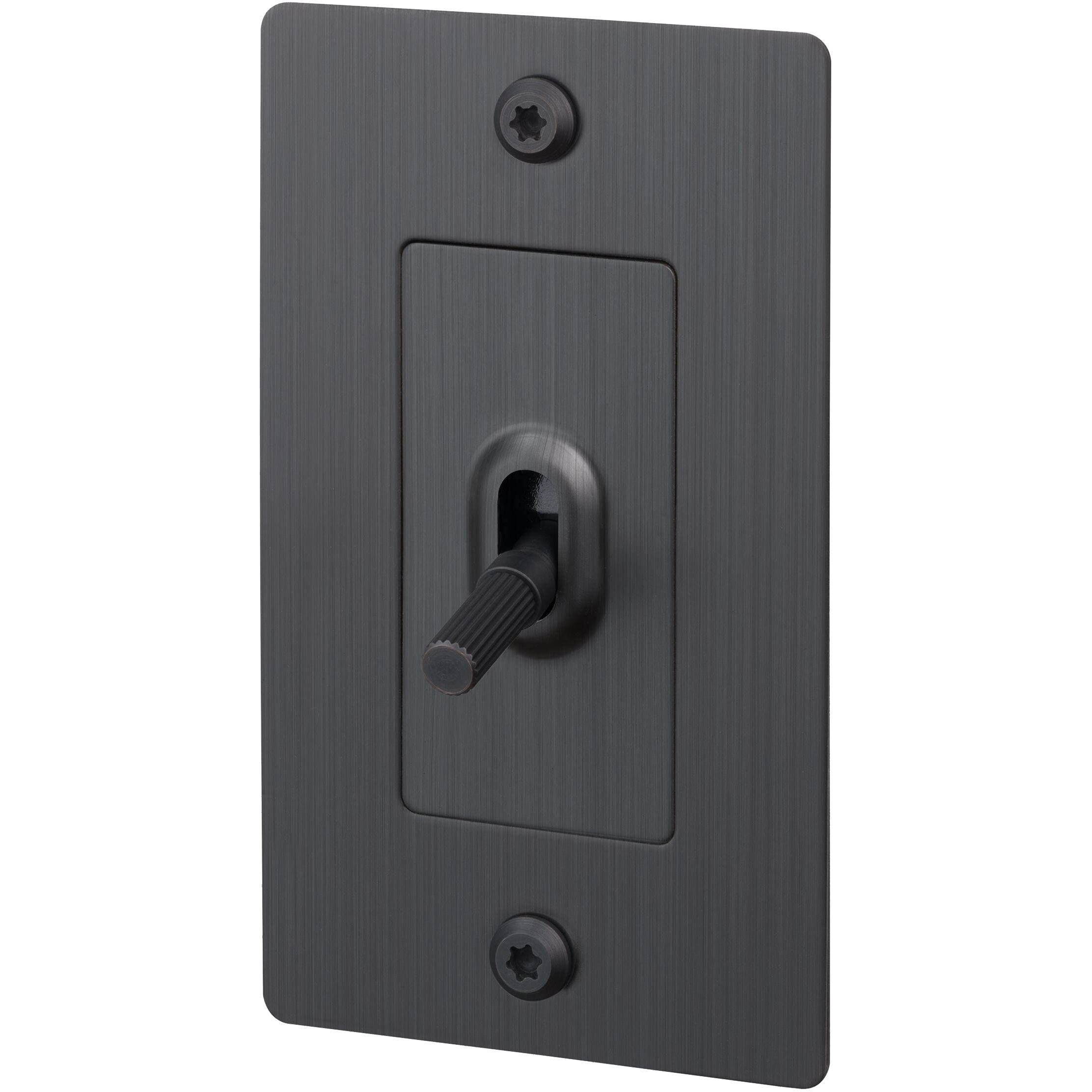 1G Toggle 120-277 Smoked Bronze Light Switch