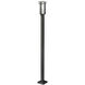 Abbey 1 Light 114.25 inch Black Outdoor Post Mounted Fixture