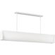 Kelly by Kelly Wearstler Velero Linear Chandelier Ceiling Light in Soft Linen