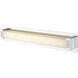 Elara LED 27.7 inch Chrome Vanity Wall Light