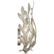 Broche Bath Wall Light in Antique Silver