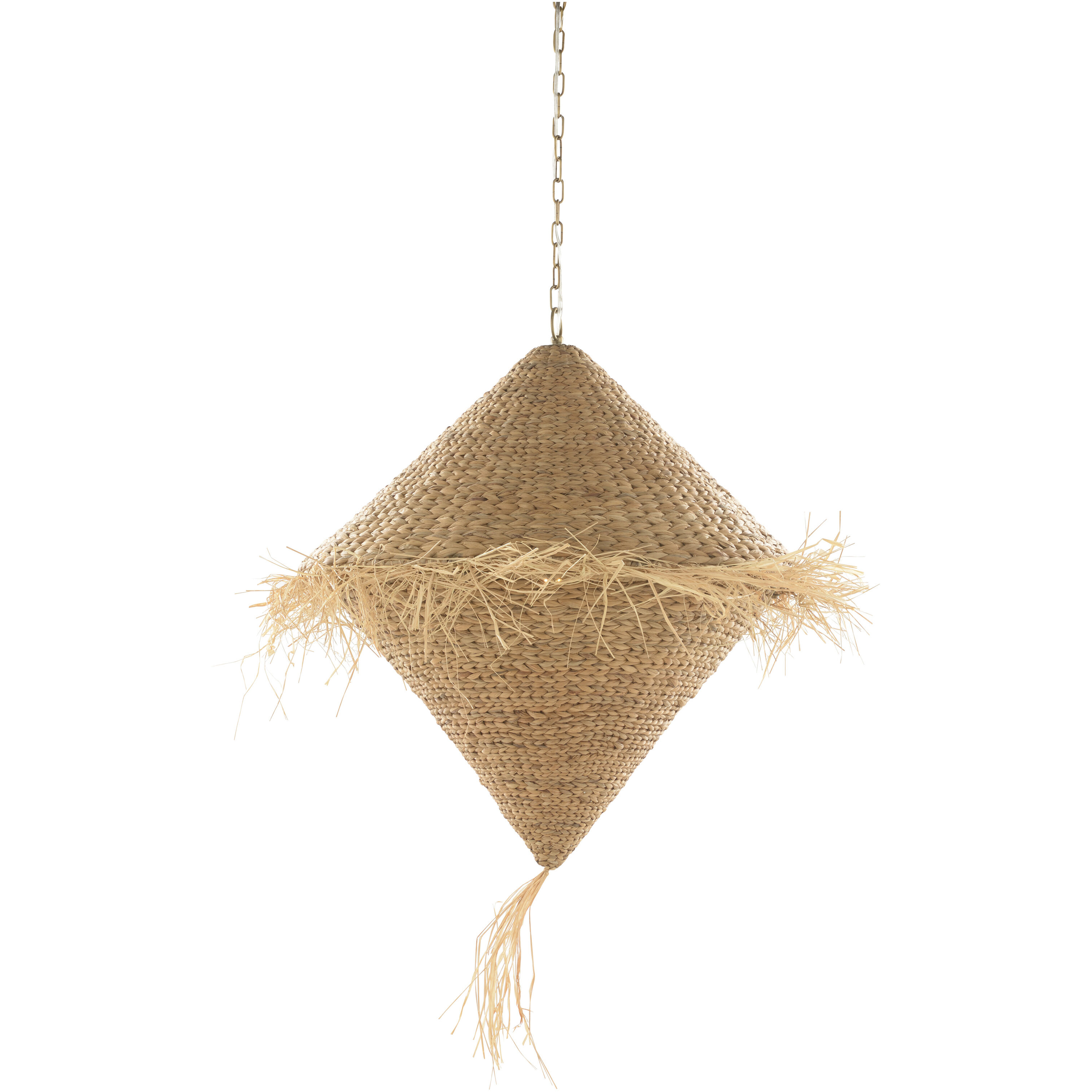 Maya 1 Light 30 inch Brown Pendant Ceiling Light