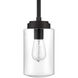 Crosspoint 1 Light 4.88 inch Espresso Outdoor Pendant