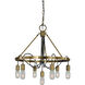 Felix 7 Light 22 inch Antique Brass Dining Chandelier Ceiling Light