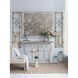 Chalet Distressed White Wall D&eacute;cor