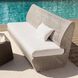 Dupont Pearl and Weathered Gray Outdoor Sofa