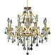 St. Francis 8 Light 26 inch Gold Dining Chandelier Ceiling Light in Royal Cut