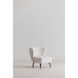 Margot White Occasional Chair, Accent Chair