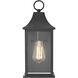 Shepard 1 Light 14.5 inch Black Outdoor Wall Sconce