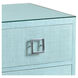 Wildwood Yarmouth Blue/Clear/Brushed Nickel Chest