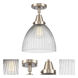 Franklin Restoration Seneca Falls LED 9.5 inch Brushed Satin Nickel Flush Mount Ceiling Light