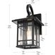 Harley 1 Light 12 inch Black Outdoor Wall Sconce