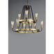 Haven 9 Light 27 inch Oil Rubbed Bronze/Antique Brass Multi-Tier Chandelier Ceiling Light in Oil Rubbed Bronze and Antique Brass