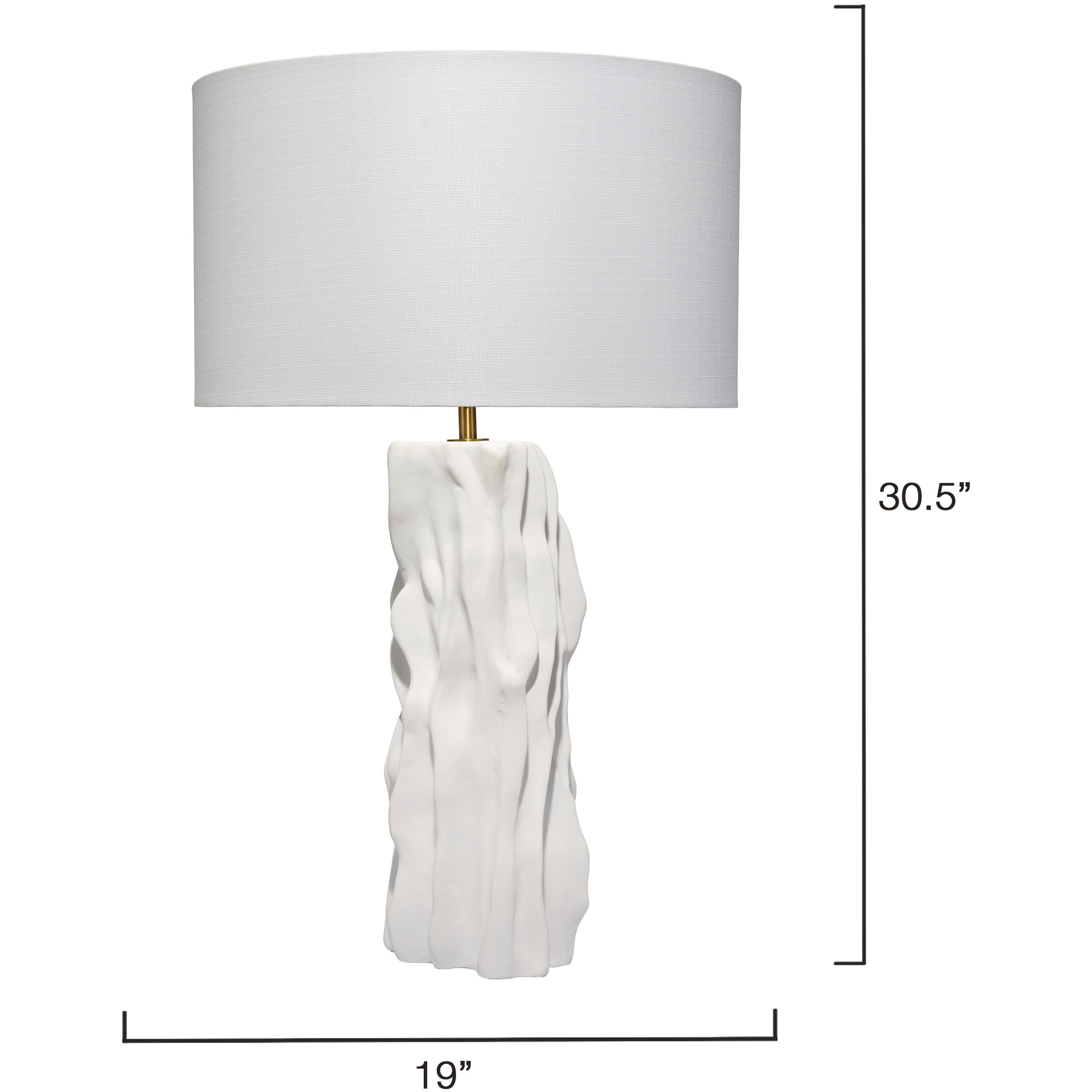 Sweetwood 30.5 inch 150.00 watt Matte White Table Lamp Portable Light