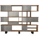 Cyrus 118 X 88.5 X 18 inch Dark Walnut Shelving