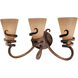 Tofino 3 Light 23 inch Tofino Bronze Bath Light Wall Light