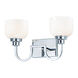 Swale 2 Light 17 inch Polished Chrome Bath Vanity Wall Light