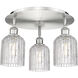 Ballston Bridal Veil 3 Light 16.75 inch Satin Nickel Flush Mount Ceiling Light
