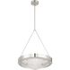 Agate 4 Light 20 inch Polished Nickel Pendant Ceiling Light