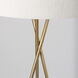 Ambrose 61.75 inch Gold Floor Lamp Portable Light