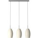 Batista 1 3 Light 28 inch Matte Nickel Trestle Hanging Light Ceiling Light