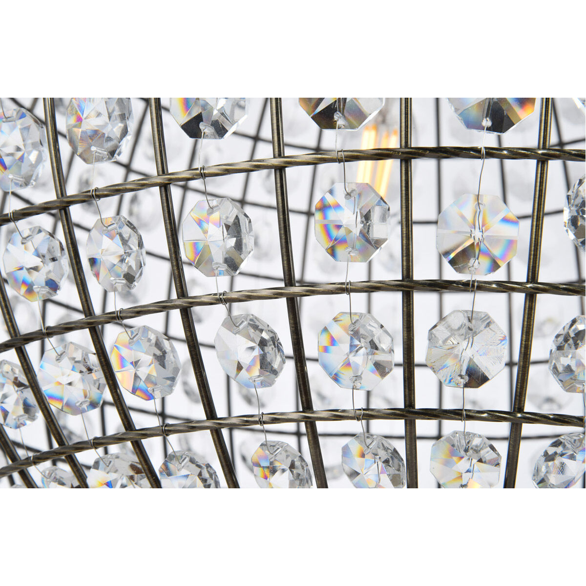 Earlene 3 Light 16 inch Antique Bronze and Clear Pendant Ceiling Light