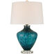 Sapphire 29.75 inch 150 watt Blue and Clear Table Lamp Portable Light