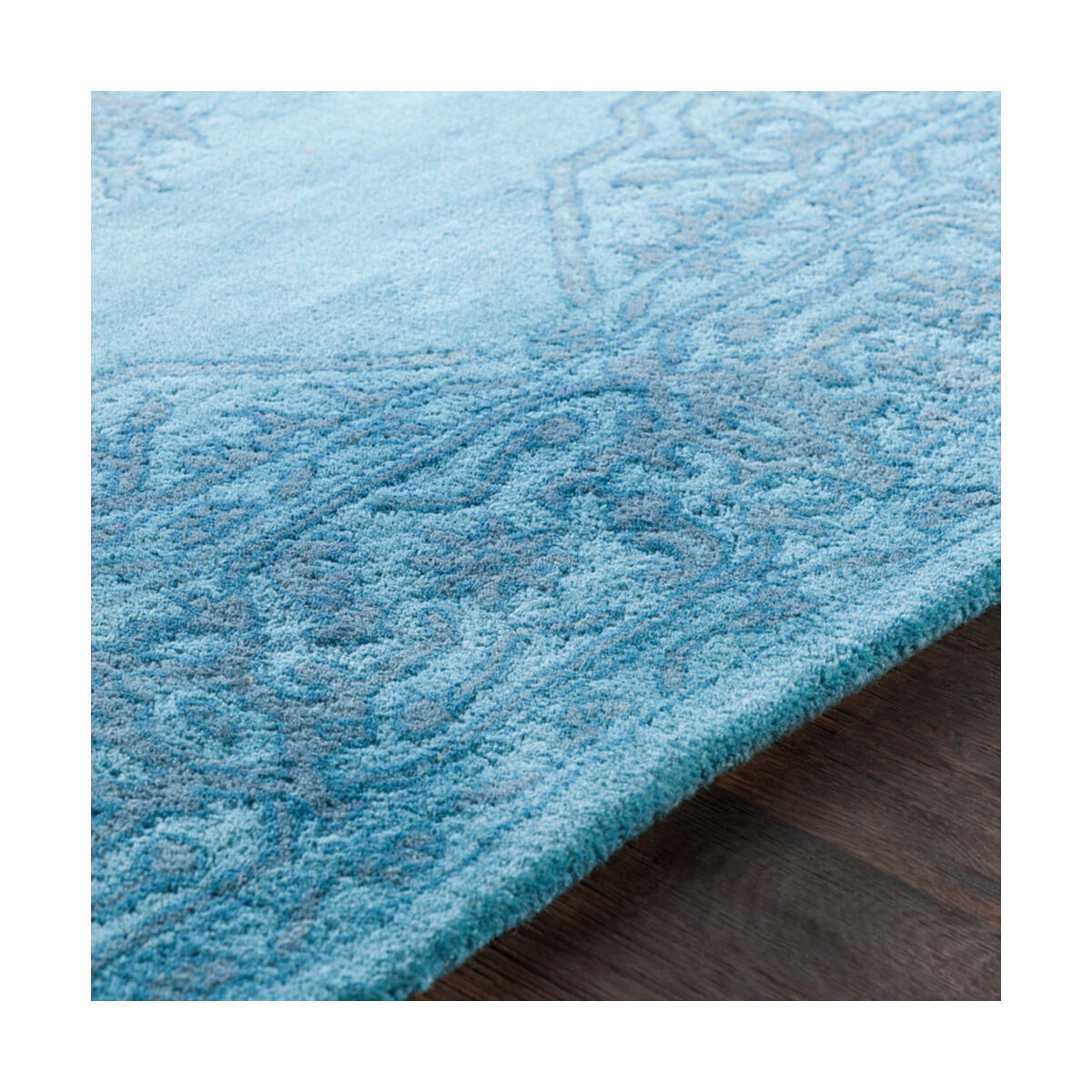 Middleton 72 X 48 inch Aqua Indoor Area Rug, Rectangle