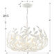 Broche 6 Light 27 inch Matte White Chandelier Ceiling Light