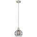 Edison Rochester 1 Light 8 inch Brushed Satin Nickel Stem Hung Mini Pendant Ceiling Light