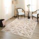 Melet 90 X 63 inch Gold Rug in 5 x 7