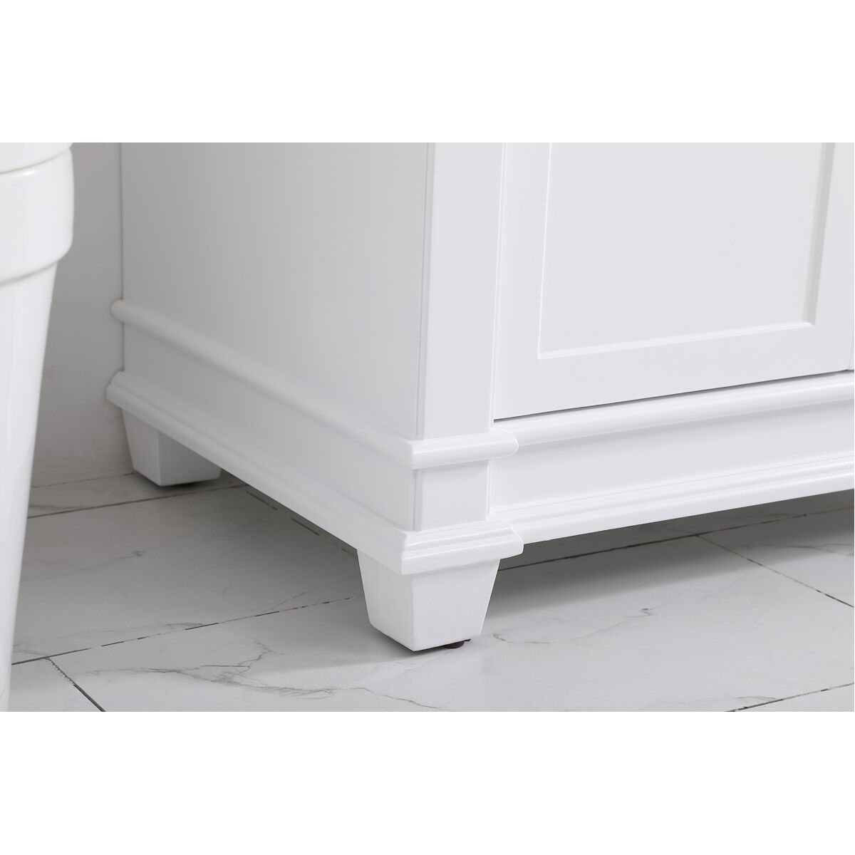 Wesley 42 X 22 X 35 inch White Vanity Sink Set