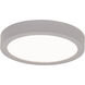 Ulko LED 7 inch Silver Flush Mount Ceiling Light