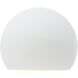 Ambiance LED 10 inch Gloss White ADA Wall Sconce Wall Light