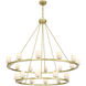 Aragon 22 Light 46.75 inch Soft Brass Chandelier Ceiling Light