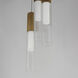 Reeds LED 11.75 inch Gold Multi-Light Pendant Ceiling Light