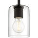 Oslo LED 4 inch Matte Black Pendant Ceiling Light