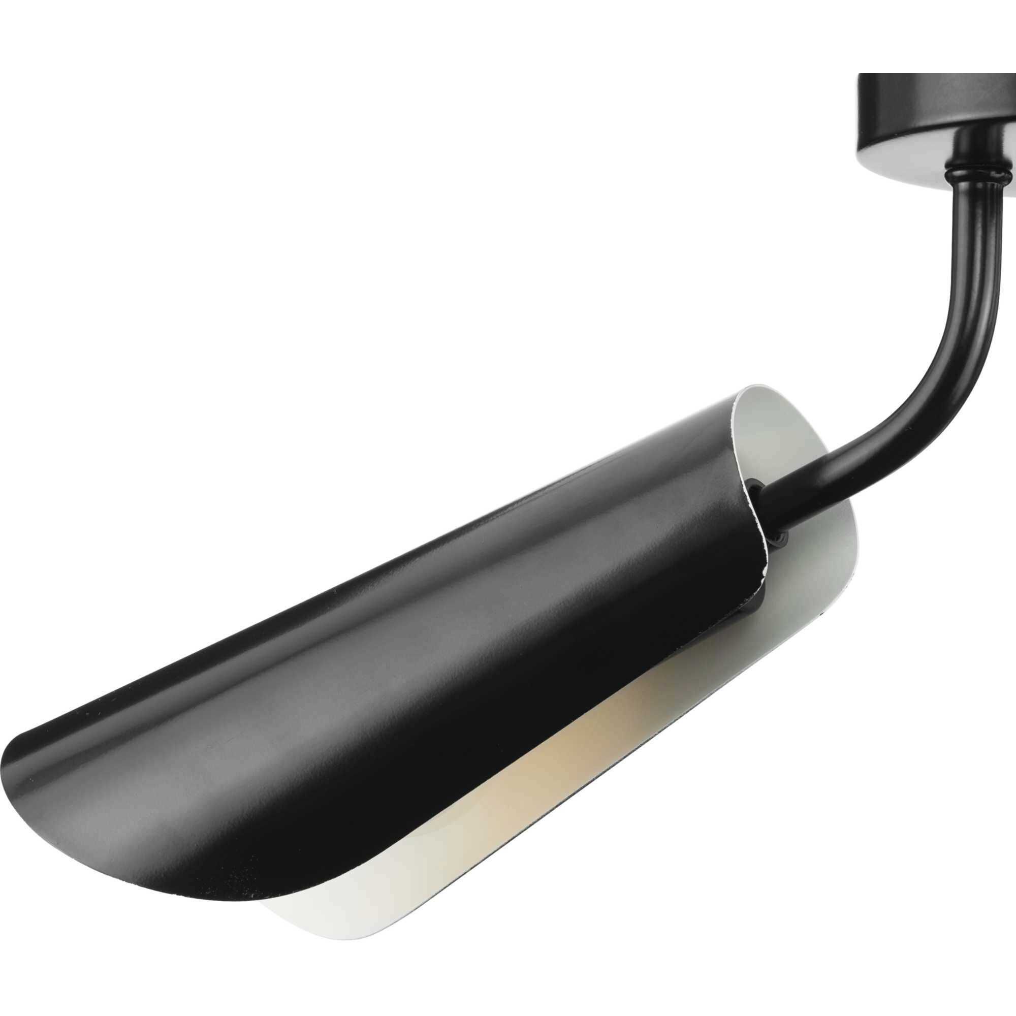 Cornett LED 24 inch Matte Black Semi-Flush Mount Ceiling Light