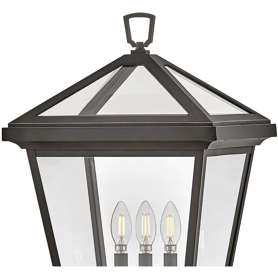 Estate Series Alford Place 26 inch Oil Rubbed Bronze Outdoor Post Mount Lantern in Non-LED