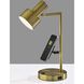Rowe 19 inch 60.00 watt Antique Brass Supercharger Desk Lamp Portable Light