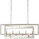 Middleton Linear Chandelier Ceiling Light, Rectangular