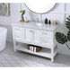 Metropolis 48 X 22 X 34 inch White Vanity Sink Set