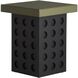 Arco 20.5 X 16 inch Pistachio and Ebony Accent Table