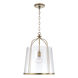 Madison 1 Light 14 inch Aged Brass Pendant Ceiling Light