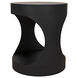 Eclipse 26 X 22 inch Matte Black Side Table, Round