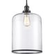 Dorina 1 Light 10 inch Black Jar Pendant Ceiling Light