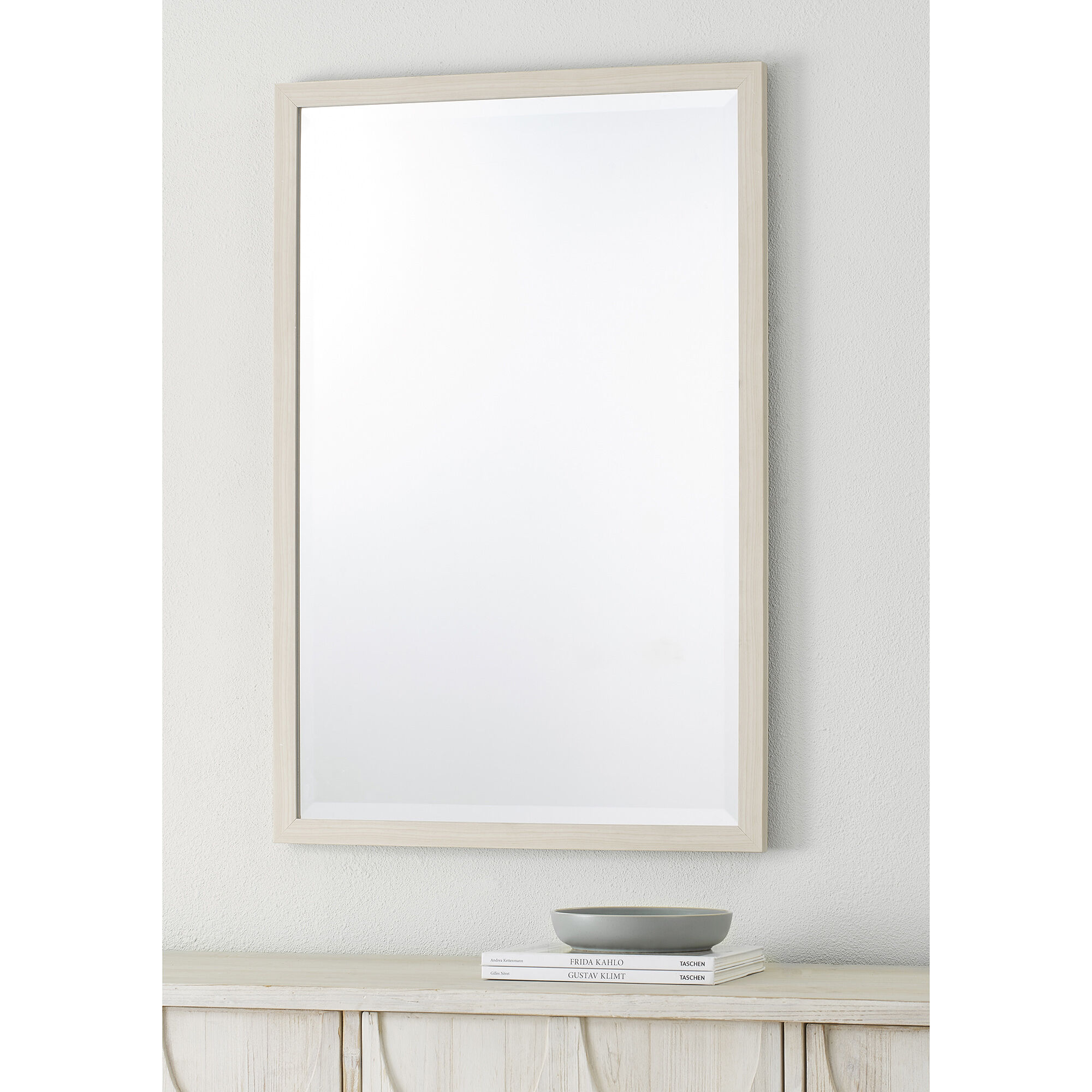 Armelle 36 X 24 inch Light Brown Wall Mirror